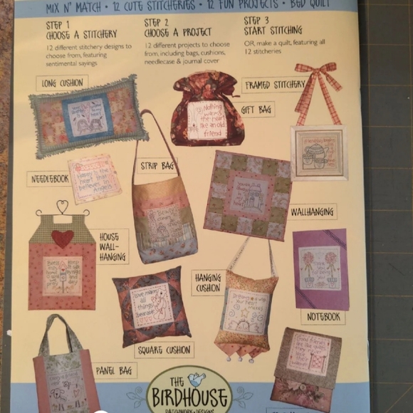 1990's quilt cottagcore pattern crafting book - Picture 4 of 4